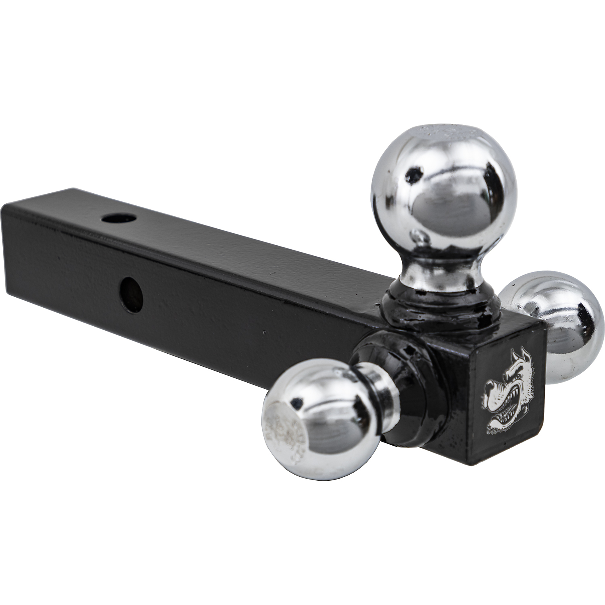 Buyers Products Tri-Ball Hitch Solid Shank With Chrome Balls, Model # 1802205
